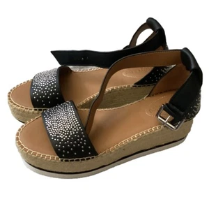 See By Chloe Women’s Platform Leather Sandals Size 38 (EU), 7.5 (US) - Picture 1 of 6