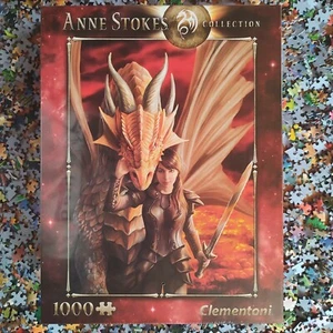 Puzzle - Anne Stokes, Inner Strength - 1000 Teile, Clementoni (39464) - Bild 1 von 1