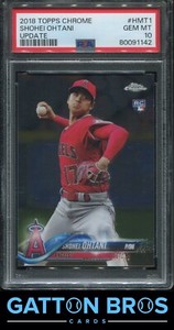 2018 Topps Chrome #HMT1 Shohei Ohtani Update PSA 10 GEM MINT