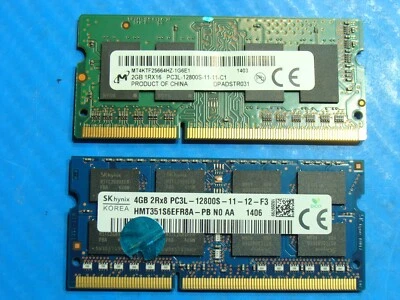 HP m6-k022dx 6GB (2GB+4GB) PC3L-12800S SO-DIMM Memory RAM HMT351S6EFR8A-PB - Image 1 of 2