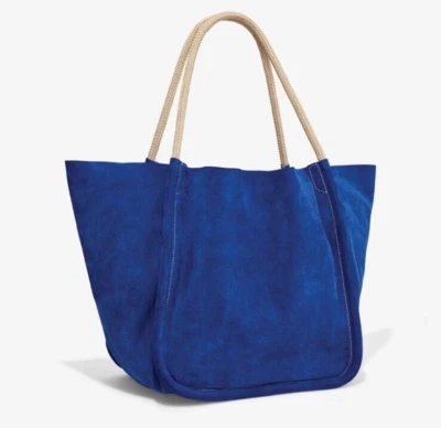 Bolso de Mano Proenza Schouler XL Azul Gamuza Foto 1 de 4