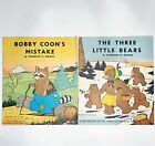 Vintage Thornton W Burgess Bobby Coons Mistake & Three Little Bears 1940 Kids