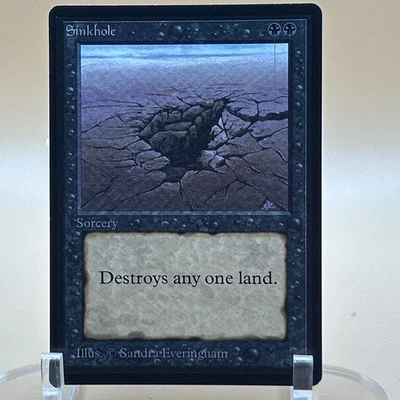 MTG Beta Sinkhole NM+ Near Mint Limited Edition Magic the Gathering - Image 1 of 4