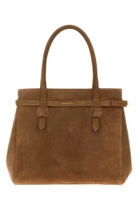 DSQUARED2 Twin Brown Suede Top Handle Bag New & Authentic - Picture 1 of 4