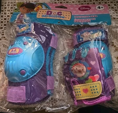 Doc Mcstuffins Protective Gear Kids Sports Purple New - Image 1 of 4
