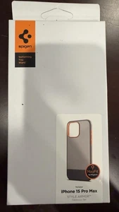 Custodia Spigen iPhone 15 Pro Max Style Armor argento arancione Magsafe nuova sigillata - Foto 1 di 1