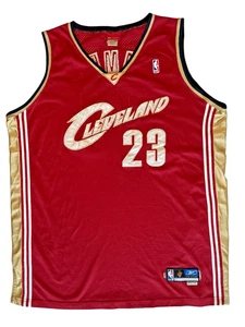 MAGLIA LEVELAND CAVALIERS LEBRON JAMES ROOKIE 2003-2004 REEBOK TG 56 4XL VINTAGE - Foto 1 di 9