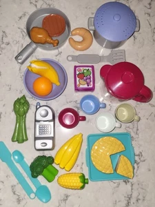Little Tikes Cook n Learn Interactive Kitchen Shop Grocery Replacement Food Lot - Picture 1 of 10