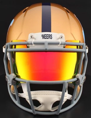 WEST VIRGINIA MOUNTAINEERS WVU Riddell Speed Full Size REPLICA Football Helmet - Image 1 of 4