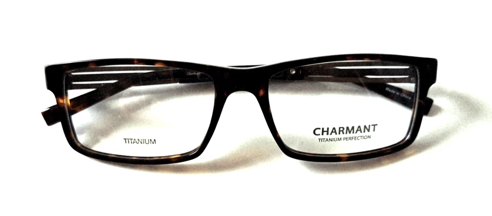 MARCOS DE GAFAS AUTÉNTICOS UNISEX BORDE COMPLETO CUADRADO CHARMANT CH10776 DB 56-17-145 Foto 1 de 4