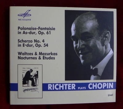Richter spielt Chopin, Moskau live 5/1967, 10/1971, 10/1976, neuwertige CD, Top! - Bild 1 von 3