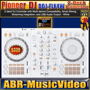 Pioneer DJ DDJ-FLX4 2-deck rekordbox and Serato DJ Controller - White, Limited - Picture 1 of 20