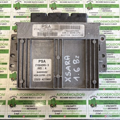 Centralina Motore Citroën Xsara 1.6 Benzina - 9649110080 - Immagine 1 di 3