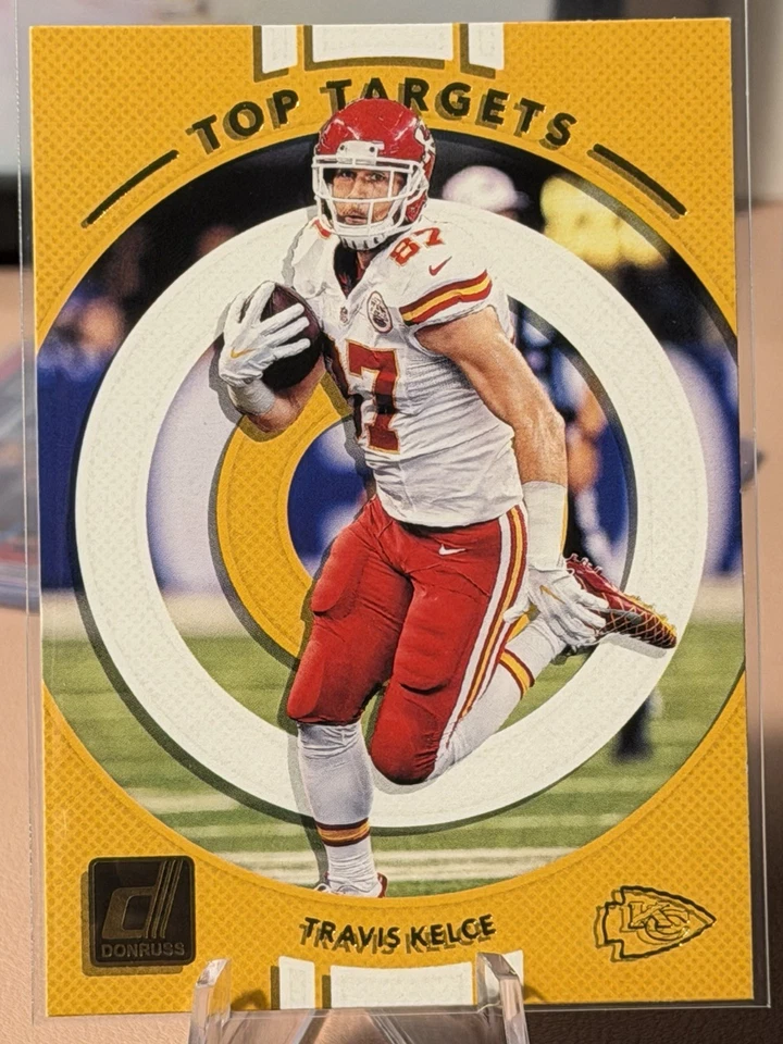 2017 Panini Donruss - Top Targets Travis Kelce #15 - Image 1 of 2