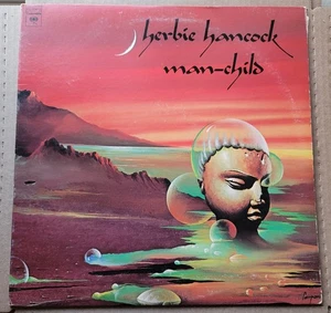 Vintage 1975 Herbie Hancock Man-Child LP Vinyl Album Columbia PC 33812 VG+ to NM - Picture 1 of 2