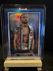 2024 Topps Chrome Boxing #38 Errol Spence Jr. Bkue Refractor /125 - Picture 1 of 3