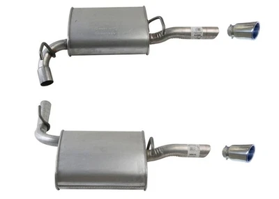 Silenciador trasero doble con puntas cromadas para Lincoln MKZ 2007 2008 2009 2010 2012 3,5 L Foto 1 de 4