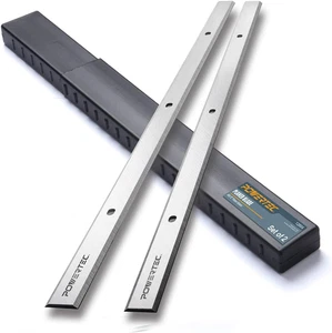 POWERTEC 12804 12" HSS Planer Blades Replacement for Central Machinery, Set of 2 - Picture 1 of 12
