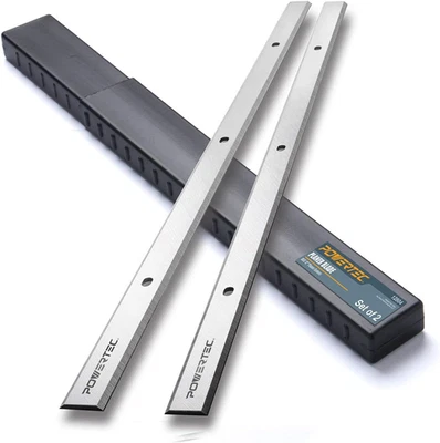 POWERTEC 12804 12" HSS Planer Blades Replacement for Central Machinery, Set of 2 - Image 1 of 4