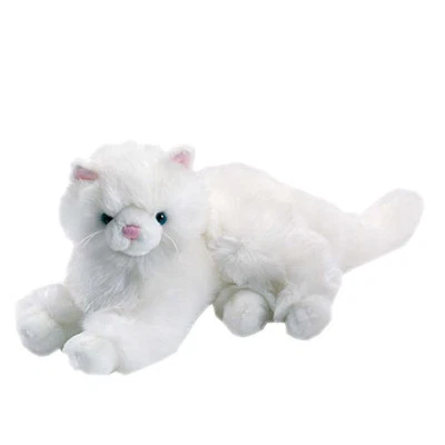 ARTESAVI STOFFTIER WEIßE KATZE 46 CM, WASCHBAR, NEU UND SÜβ