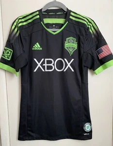 Seattle Sounders FC 2014 DeAndre Yedlin Third Player Issue Jersey Pitch Black - Picture 1 of 7