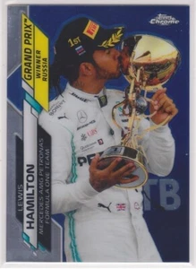 Tarjeta de ganador 2020 Topps Chrome F1 Racing Lewis Hamilton Fórmula 1 # 148 - Imagen 1 de 2