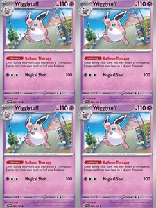 4x Wigglytuff - Pokemon S/V Paldea Evolved 084/193 Holo Rare TCG Playset NM - Picture 1 of 1