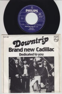 DOWNTRIP * Brand New Cadillac * 1979 Belgian Heavy PROG BONEHEAD 45 * Listen! - Picture 1 of 2