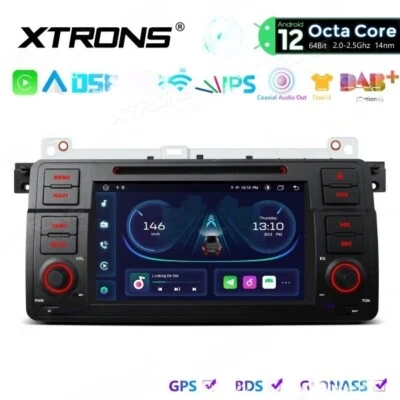 Xtrons Autoradio  IE7246B 8CORE 64GB WiFi FÜR BMW E46 Rover 75 1 DIN DVD GPS--- - Bild 1 von 4