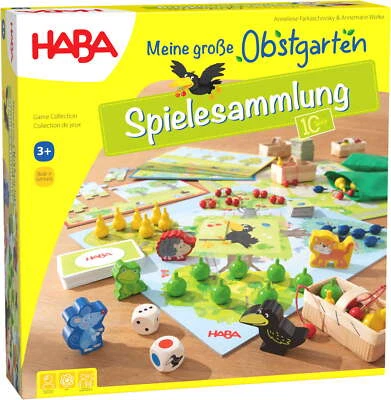 HABA Kinderspiel Spielsammlung Meine große Obstgarten Spielesammlung 1302282001 - Bild 1 von 4