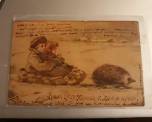 Russia Artist Postcard, Елизавета Бём. Elisabeth Boehm, Children, winter - Picture 1 of 4