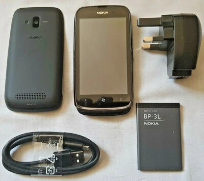 Nokia Lumia 610 - 8GB - Black (Unlocked) Smartphone - Image 1 of 2