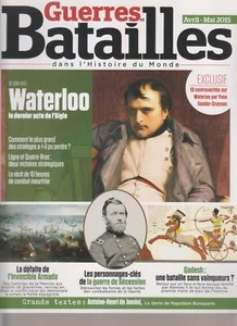 GUERRES ET BATAILLES N°06 WATERLOO / INVINCIBLE ARMADA / GUERRE SECESSION/QADESH - Imagen 1 de 3