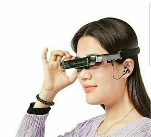 80" Smart 3D VR Videobrille Android 4.4 WiFi Virtual Video Glasses + 5MP Kamera