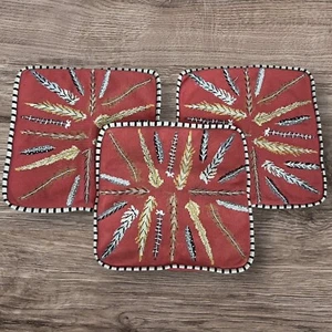 Christine Foley Feather Sweater Throw Pillow Covers Set Of 3 18x18 Fall Autumn - Picture 1 of 12
