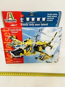 ITALERI Kamov Ka-50 Helicopter Kit In Scale 1/72 Brand New - Picture 1 of 2