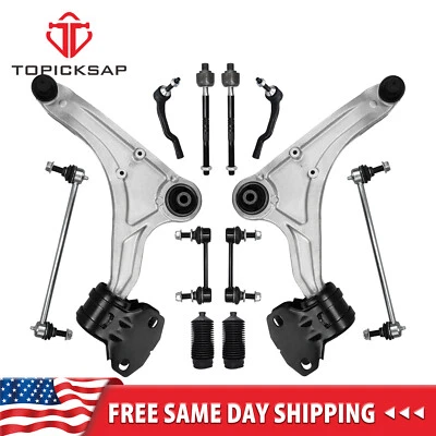12Pc Front Lower Control Arm w/Bushing Kit For 2013-2020 Ford Fusion LINCOLN MKZ Foto 1 de 4