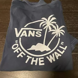 Vans Permium Herren marineblau Grafikdesign T-Shirt Größe Large - Bild 1 von 7