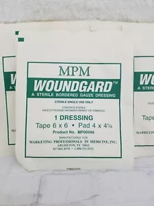 8X Vintage MPM 1 EA WoundGard Bordered Gauze 6" X 6", Sterile MP00096 - Picture 1 of 7