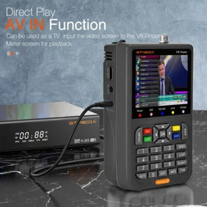 Profi GTMEDIA V8 Finder 2 Satfinder SAT-Messgerät DVB-S/S2/S2X Digital Meter - Bild 1 von 24