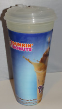 Dunkin Donuts Hologram Tumbler Iced Coffee Cup Atlanta Braves MLB Baseball