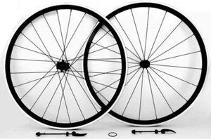 700C Road Bike Wheels,8,9,10 speed SRAM/SHIMANO 20 spokes front, 24 spokes rear - Picture 1 of 8