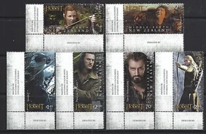 Nueva Zelanda 2013 El Hobbit Conjunto De 6 Marginals sin Montar, MNH Realeza - Imagen 1 de 1