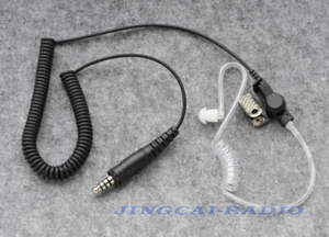 Hören Sie nur taktische akustische Röhre Hörmuschel Spiralkabel NATO-Stecker für Radio CS - Bild 1 von 4