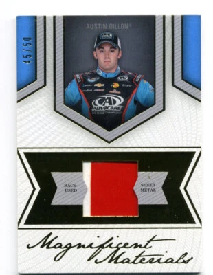 2013 Press Pass Fanfare Magnificent Materials Gold #AD Austin Dillon /50 - Image 1 of 2