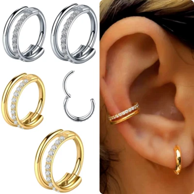 Piercing Titan Segment Ring Nasenpiercing Septum Clicker Ohrpiercing Nasenring - Bild 1 von 4