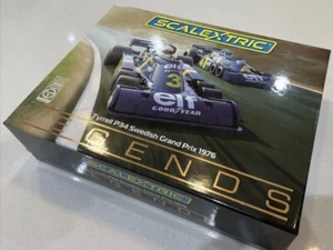 Scalextric C4084A Tyrrell P34 Swedish Grand Prix 1976 Legends 1/32 SLOT CAR NEW - Picture 1 of 10