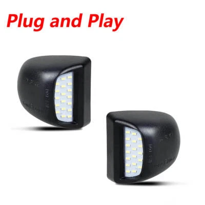 Светодиодные лампы для номерного знака Silverado Suburban Tahoe GMC Sierra Escalade EXT 2 шт. - Изображение 1 из 4