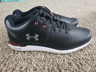Zapatos de golf Under Armour para hombre UA HOVR Fade 2 sin clavos negros talla 11 $110 Foto 1 de 4