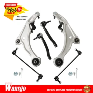 Front Lower Control Arm Outer Tierod Sway Bar Link 6pcs For 2009-2014 Maxima - Picture 1 of 8